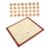 FUOYLOO Portable Wooden Chinese Chess Set Travel-Friendly Traditional Board Game with Foldable Chessboard and Integrated Storage Box Preventing Loss of Chess Pieces