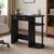 Furevol 31.5 Wide Gaming Desk with 2 Side Shelves and Storage Bins, Computer Desk, Office Desk for Home Office, Study Room, Dorm, Bedroom, Espresso
