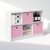Furinno Cubic Closet Organizers and Storage, 6-Cube Closet Organizer with Bins, Open Shelf Storage, for Wardrobe, Bedroom, Living Room, White