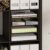 Furinno Cubicle 3-Shelf Cube Insert, Cube Organizer, Dark Oak