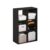 Furinno PELLI Closet Organizers and Storage, 6-Cube Closet Organizer, Open Shelf Closet Storage, for Wardrobe, Bedroom, Living Room, Espresso
