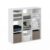Furinno PELLI Closet Organizers and Storage, 9-Cube Closet Organizer, Open Shelf Closet Storage, for Wardrobe, Bedroom, Living Room, White