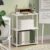 Furinno Turn-N-Tube Storage Shelves, 3-Tier Book Shelf, Corner Shelf, Toolless Open Shelves, for Organization and Storage, Living Room, Bedroom, Entryway, Laundry, Plain White