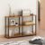 Furinno Turn-N-Tube Toolless Assembly Storage Shelves, 3-Tier 47.4 Inch Book Shelf, Corner Shelf, for Organization and Storage, Living Room, Home Office, Light Cherry Oak