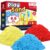 FURWEY Play Sand,6.6lbs 3-Color Sensory Sand,Kids Shaping Sculpting