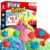 FURWEY Play Sand Set, with 13.3lbs of Colorful Sensory Sand, Plus 15 Tools & Molds, Sensory Play Sand Art Kits for Children Ages 3+ to Relaxing Creative Activities