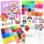 Fuse Beads Kit – 48 Colors 5mm Fuse Beads Set with Pegboards, Ironing Papers and Accessories, Fuse Beads 2 Boxes, DIY Craft Kits for Kids, Arts and Crafts Gifts for Girls & Boys Christmas Birthday