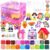 Fuse Beads Kit for Kids – 11000 Fuse Beads, 20 Colors 5mm Bead Craft Set with Storage Box, Pegboards, Ironing Paper and Accessories, Arts and Crafts Set Toys Gifts for Girls & Boys Birthday Christmas