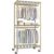 FUTASSI P1 Medium Heavy-Duty Portable Closet, 30″ W x 14″ D x 76″ H, Gold