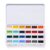 Fuumuui 24-Color Opaque Semi-Solid Watercolor Paint Set – Timeless Tones Professional Art Supplies with Strong Pigments & Coverage, for Artists Beginner Painters Amateur Hobbyists Painting