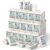 Fuutreo 240 Packs Pocket Tissues Travel Packs Bulk Motivational Facial 3 Ply Inspirational Pocket Travel Tissue Small Size Paper Individual Pockets Size for Appreciation Gifts Wedding