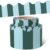 Fuutreo 32.8 ft Blue and Green Stripes Bulletin Borders