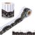 Fuutreo 50 Feet Black and White Bulletin Board Borders Classroom Straight Rolled Border Trim Squiggles and Dots Die Cut Border Trim for Chalkboard Back to School Classroom Party Wall Home Decor