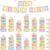 Fuyoooo 127 Pcs Birthday Classroom Bulletin Board Decorations Set Pastel Happy Birthday Chart for Classroom Back to School Calendar Graph Cutouts for Chalkboard Wall Decor
