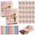 Fuyoooo 25 Pack Wedding Crayons Bulk 8 Color Crayon Individual Packs Mini Wrapped Wax Washable Crayon for Wedding Activities Game Favor Entertainment Party Supplies Table Activities