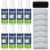 Fuyoooo 8 Pack Magnetic Dry Erase Eraser with 8 Pcs Whiteboard Spray Cleaner 3.4 oz Dry Erase Board Cleaner Stubborn Marks Removes for Whiteboard Chalkboard Office Classroom Accessories