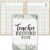 Fuyoooo Farmhouse Teacher Record Book Teacher Grade Books 2026-2027 Spiral Bound Record Planner 2026 Class Grade Book Office Favors for Classroom Attendance Decoration Double Sided