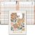 Fuyoooo Teacher Record Book 2026-2027 Spiral Bound Grade Book for Teachers Lesson Planner Attendance Books for School Classroom 8 x 11 Double Sided Boho Flower Design Teacher Appreciation Gift