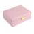 FUZYXIH Luxurious Jewelry Storage Box Multipurpose Jewelry Storage Chest with Large Glasses and Spacious Compartments Practical Box with Multiple Compartments