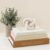 Fveuc 3-Piece Linen Decorative Book Box Set, Fabric Covered Fake Books for Shelf Decor, Modern Aesthetic Storage Books with Secret Compartment, Neutral Home Decor (Terracotta-Beige-White)