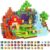 FXLYNAF Magnetic Blocks, 200-Piece 0.8in Build Knight&Princess Magnet Game Set, Stacking Building Blocks Cubes Magnets for Kids, STEM Sensory Creative Toys Games for Toddler Boys & Girls 676