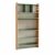 Fxzqgnh Children Study Table and Chair Set, Height Adjustable Wooden Corner Desk for Drawing, Russell Bookshelf, 1 Meter, Cloud Velvet Green, 92.6CM