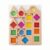 Fxzqgnh Wooden Building Toy with Acrylic Inserts Stackable Sensory Blocks with Colored Openings Educational Stacking Toy for Young Children, Preschoolers