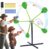 fygurso 2-Player Shooting Game Toy, Foam Dart Toy Gun with Auto Reset Rotating Shooting Target, Ideal Gift for Kids Ages 6,7,8,9,10+ Green