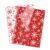 FYSUIMU 60 Sheets Christmas Tissue Paper, Red White Snowflake, 14 x 20 in