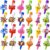 FZR Legend 24 Pack Kazoos for Kids with 3D Charms, Birthday Party Favors