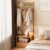 FZYUAN 2-in-1 Nightstand with Coat Rack for Small Spaces