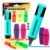 G4GADGET 6 Pack Assorted Highlighter Pens – Classic & Mini Highlighters for Study, Office & Use | No Bleed, Smear Free, Vibrant Colours | Cute & Pastel Markers for School, Notes & Journals
