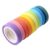 G4GADGET Brillaint Style 10x Rainbow Washi Sticky Paper Masking Adhesive Decorative Tape