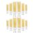 G9 Led Bi-pin Bulbs, Warm White 2700k, 15W 150W Halogen Replacement, 1500LM, Flicker Free, CRI≥80+, Non-Dimmable, for Chandelier Pendant Light Wall Sconce