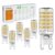 G9 LED Bulb 3W 3000K Soft Warm White 420LM Equivalent 40 Watt T4 G9 Halogen, G 9 Bi-pin Base 120V Dimmable Light Bulbs for Chandelier, Home, Office Lighting, 6-Pack
