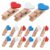 Gadpiparty Clothespins Decorative Clips Wooden Mini 60pcs Heart