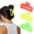 GAFATORY 3 PCS Neon Claw Clips for Women Bright Fluorescent Hairclips for Thick Thin Hair Non Slip Large Hair Claw Clips With Teeth Summer Neon Accessories for Festival Beach Party Daily Hairstyle