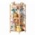 GAISTEN Stuffed Animal Storage, 2 Tier Wood Stuffed Animal Holder, Natural