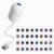 Galaxy Night Light Projector,5d Holographic,360° Adjustable USB,24 Films,Star Ocean Planetarium Ceiling Projector