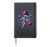 Galaxy Orbit Futuristic Sci Fi Astronaut Space Hardcover Journal, Black