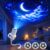 Galaxy Projector Night Light 15 Films USB Star Ceiling Projector (15 Films)