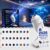 Galaxy Projector Night Light, 2-in-1 Holographic Star 5d Projector Plug and Play hd Star Smart Dynamic Ceiling Projectors Lamp 360° Space Starry Sky USB Projection (24 Projection Films)