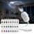 Galaxy Projector Night Light with 12 Projection Films,USB Star Projector with Adjustable Brightness & Focus,2-in-1 Galaxy Projector for Bedroom Bedroom Ceiling Wall Room Decor (24 Films(B))