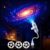 Galaxy Projector Night Light with 15 Films, USB Star Ceiling Projector