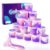 Galaxy Slime Kit 15 Pack, Non-Sticky Galaxy Slime, Christmas Party Favors for Kids Goodie Bag Stuffers, Stress Relief Toy for Girl and Boys 6 7 8 9 10 11 12