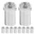 GALPADA 30pcs Drum Replacement Parts Iron Swivel Nuts for Snare and Floor Drums with 5mm Inner Diameter Easy Adjustment Enhanced Durability Silver Hardware