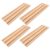 GALPADA 4pcs Wooden Domino Storage Case with Natural Grain Finish, Portable Card Game Holder and Board Game Organizer Rack for Stable Gameplay, for Living Room and Outdoor Gatherings