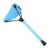 GALPADA Lightweight Portable Folding Camping Stool with Telescopic Structure and Thick Elastic Cushion, One Leg Travel Stool for Fishing and Gardening, Made of 7075 Aviation Aluminum