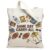 Game Day Football Sports Theme Minimalistic Canvas Tote Bag 13×15 Inch
