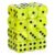 Game Dices Set 24 Pieces for Tabletop Play and TRPG, Marbled Six Sided Rounded Corners Number Dices